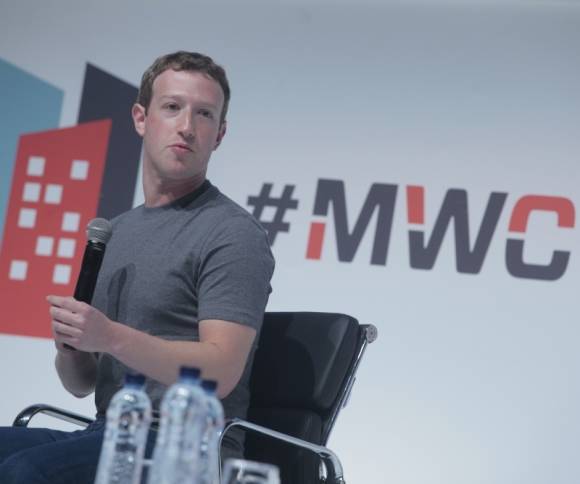 Mark Zuckerberg auf dem Mobile World Congress 