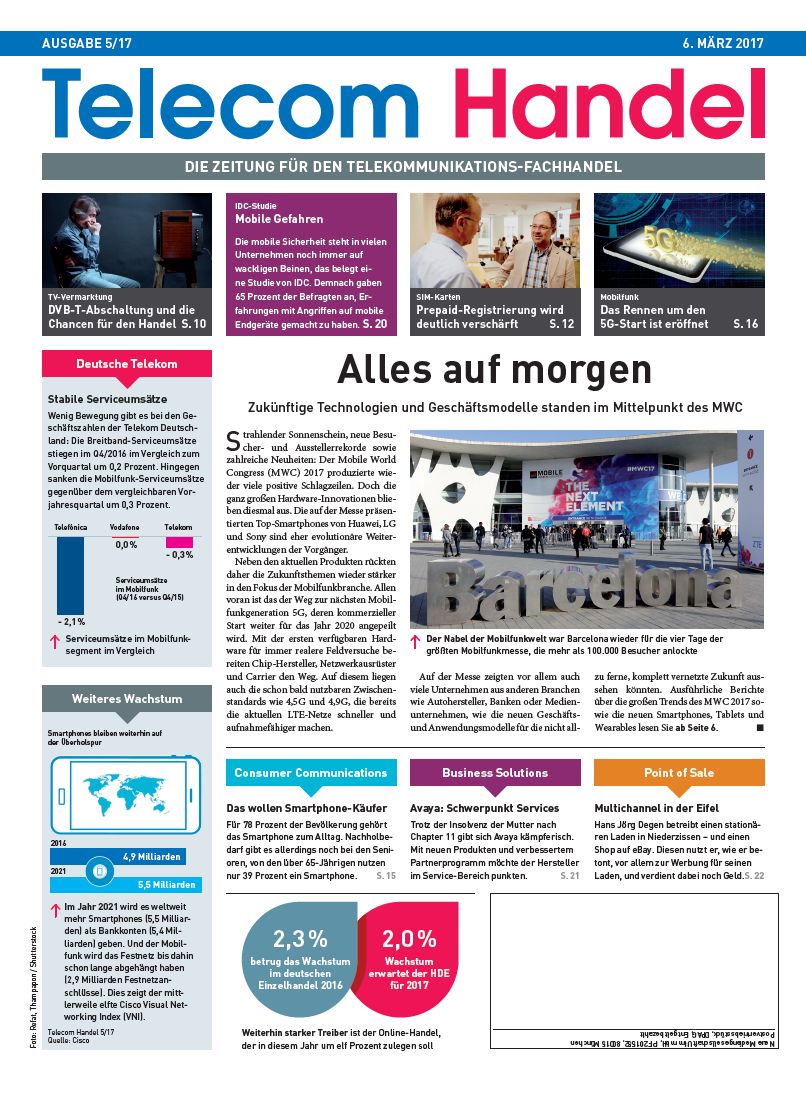 Telecom Handel Ausgabe 05/2017