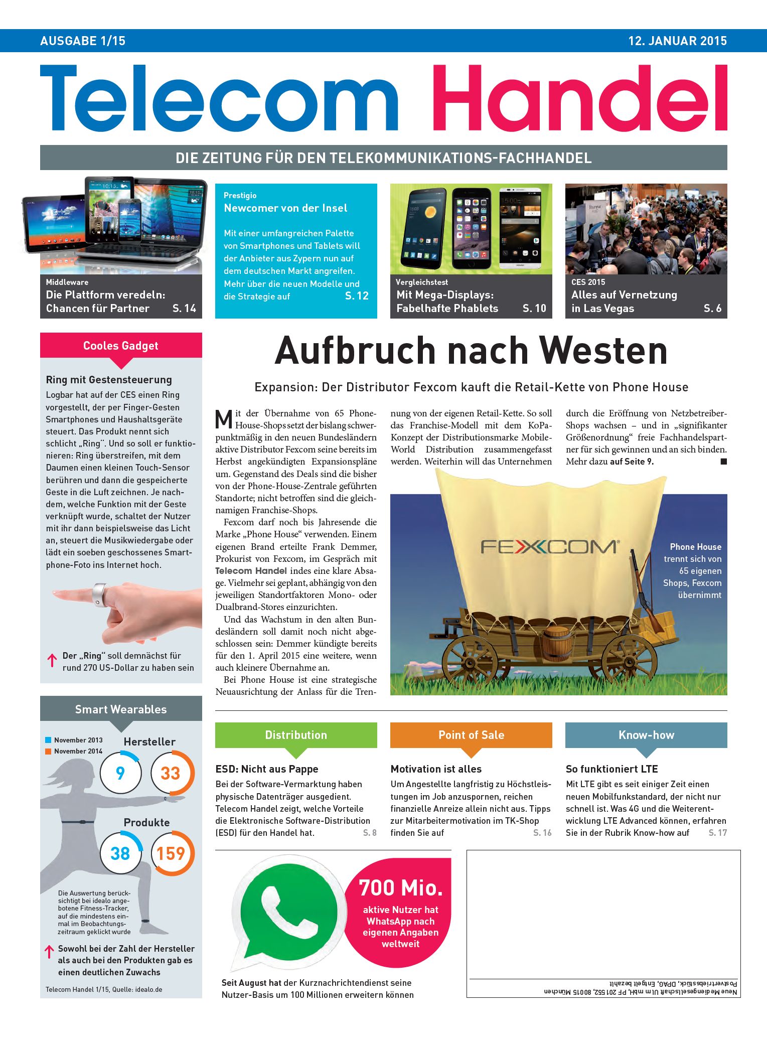 Telecom Handel Ausgabe 01/2015