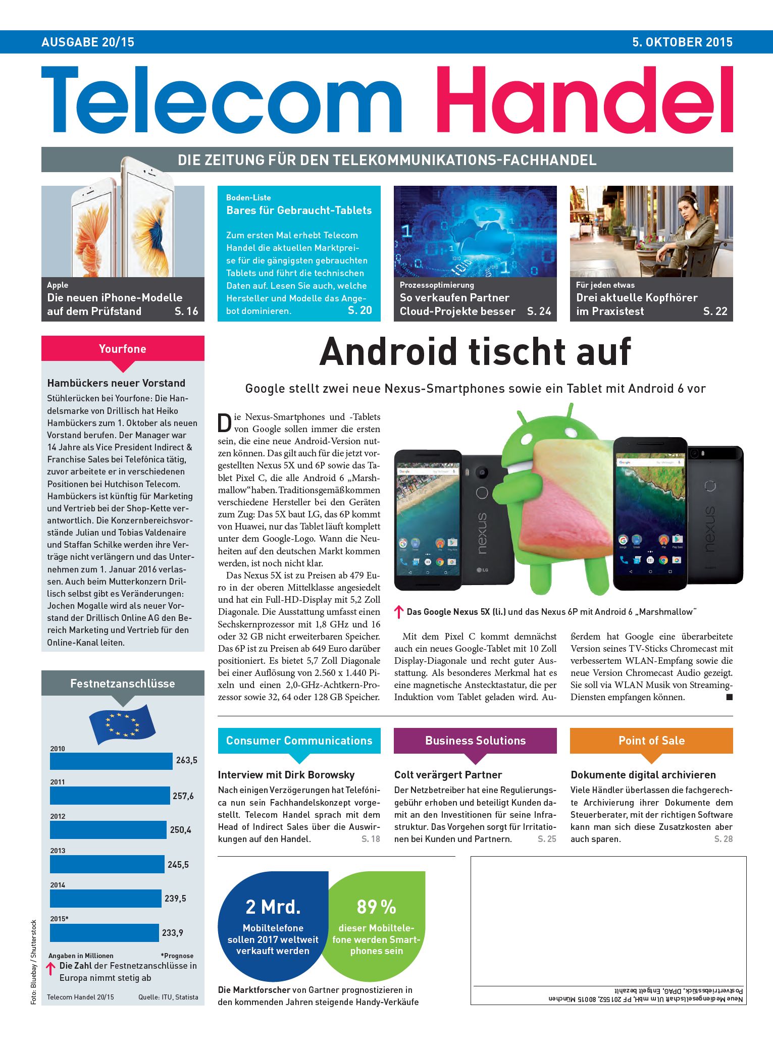 Telecom Handel Ausgabe 20/2015
