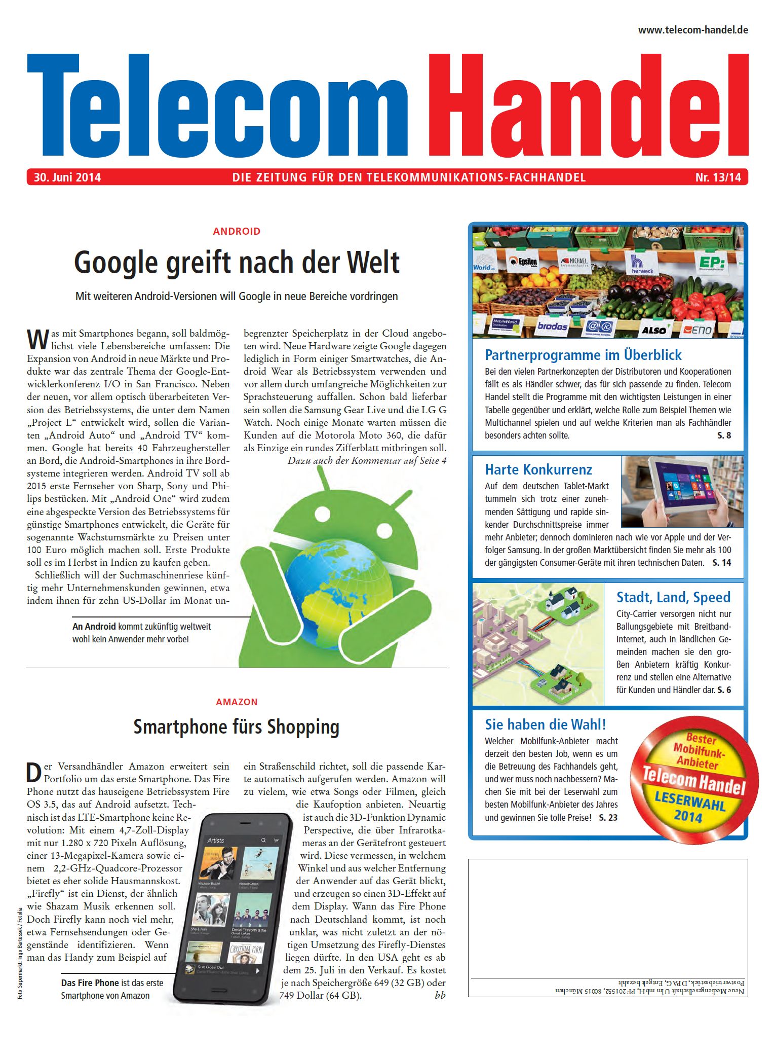 Telecom Handel Ausgabe 13/2014