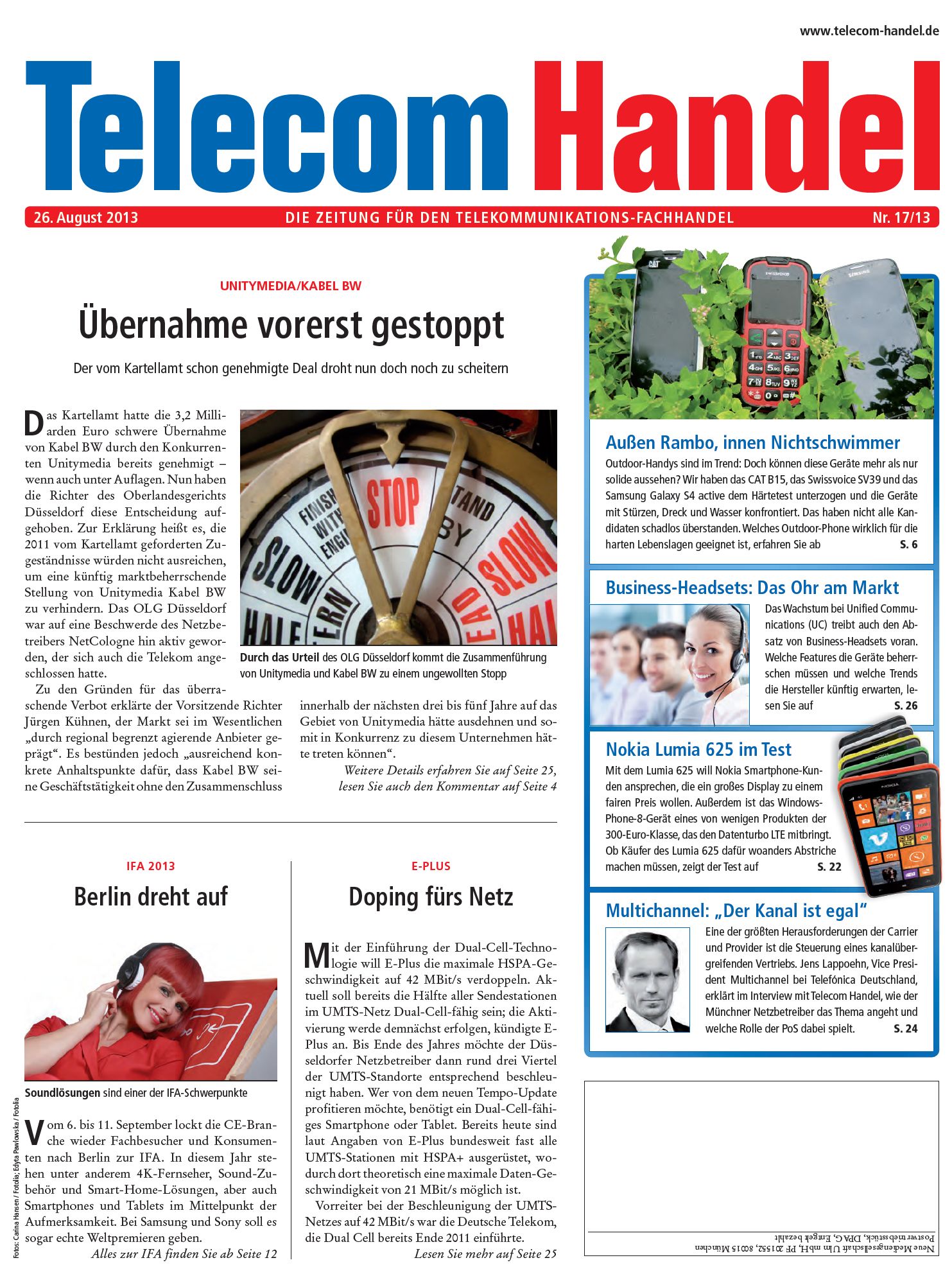 Telecom Handel Ausgabe 17/2013