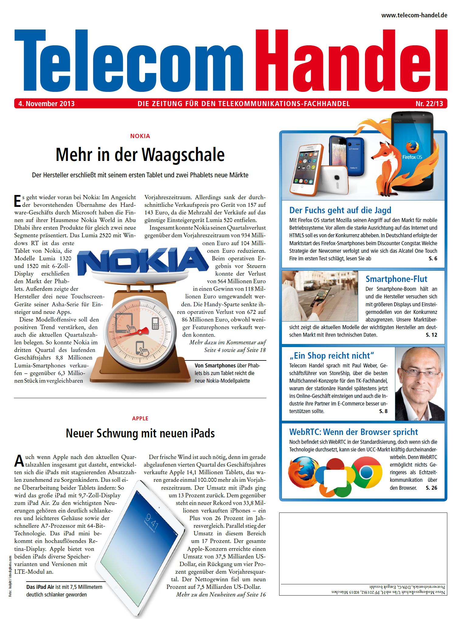 Telecom Handel Ausgabe 22/2013