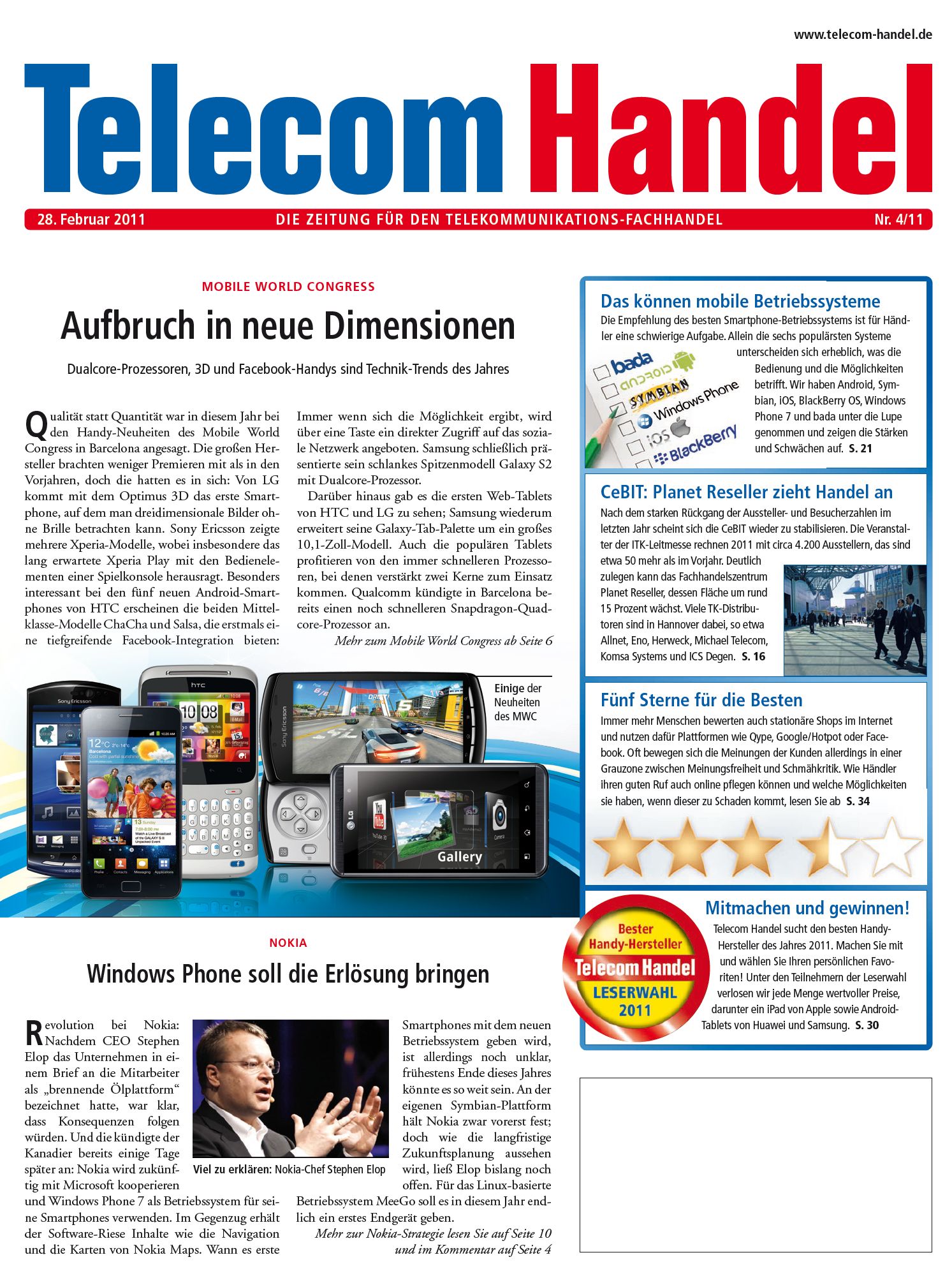 Telecom Handel Ausgabe 04/2011