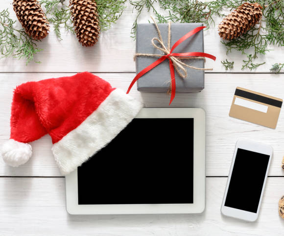 Online Shopping zur Weihnachtszeit 