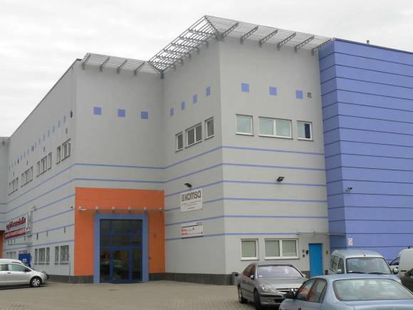 Der Standort von Komsa in Breslau 