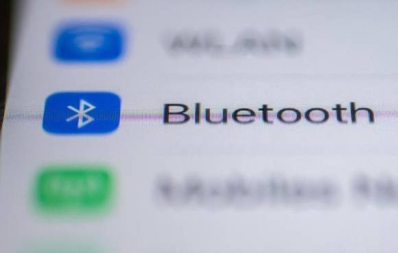 Bluetooth auf dem Handymenü 