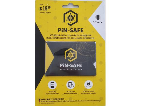 Der Datenspeicher Pin-Safe 