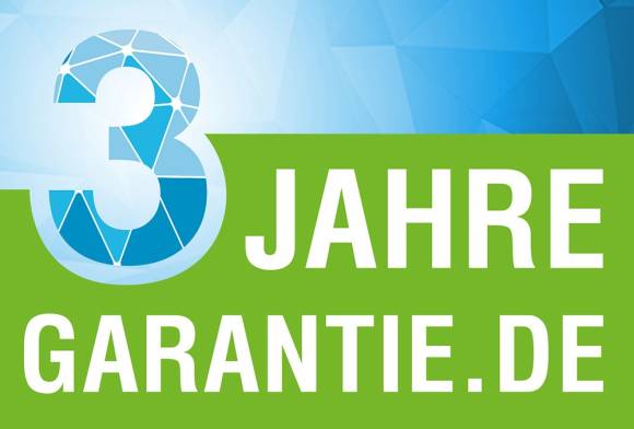 Drei Jahre garantie 