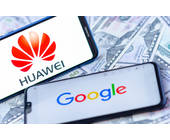 Google und Huawei auf dem Smartphone