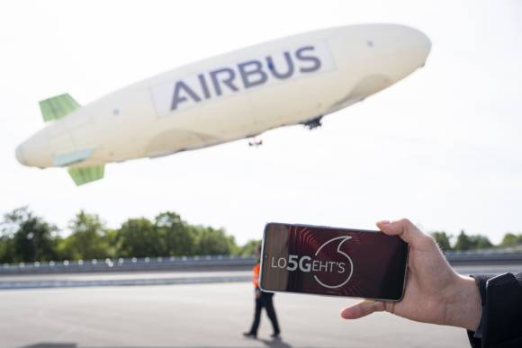 Vodafone und Airbus kooperieren 