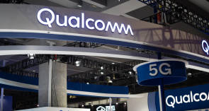 Qualcomm auf einer Messe 