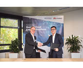 Steffen Ebner (Komsa), Chris Lu (Huawei)