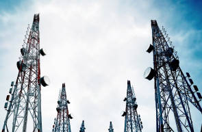 Telefonmasten 