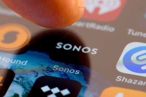 Sonos-App auf dem Smartphone 