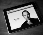 Steve Jobs auf dem iPad