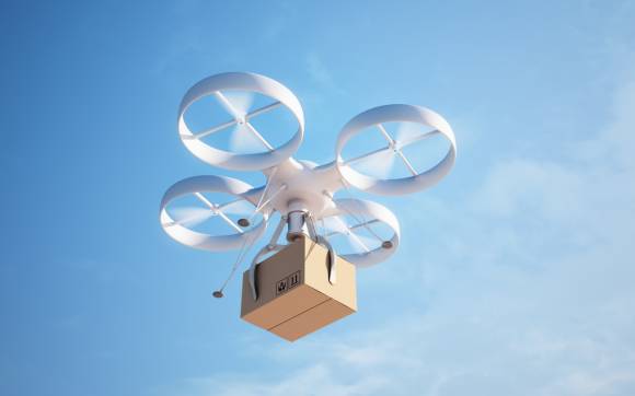 Paketzustellung per Drohne 