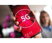 5G-Symbol auf Smartphone-Screen