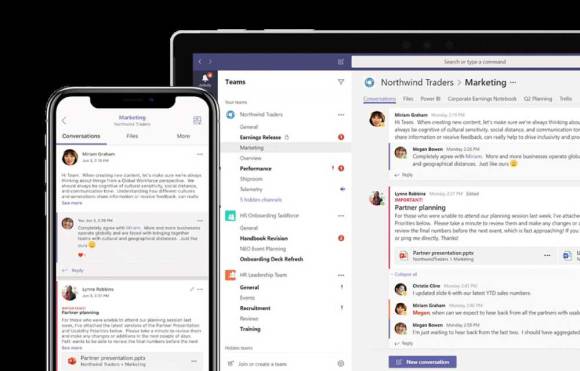 Microsoft Teams gibt es für Unternehmen derzeit gratis