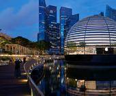 Der Apple Store Marina Bay Sands in Singapur hat ­eine spektakuläre Lage