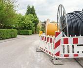Glasfaserkabel für schnelles Internet