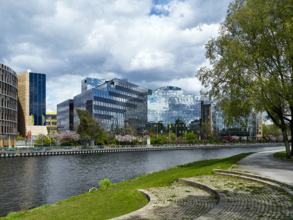 Die Unternehmenszentrale von Tele Columbus in Berlin 