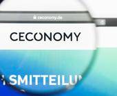 Ceconomy Website mit Lupe