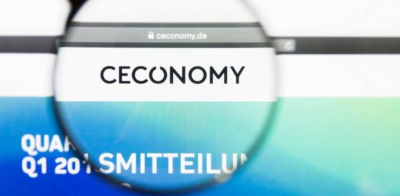 Ceconomy Website mit Lupe 