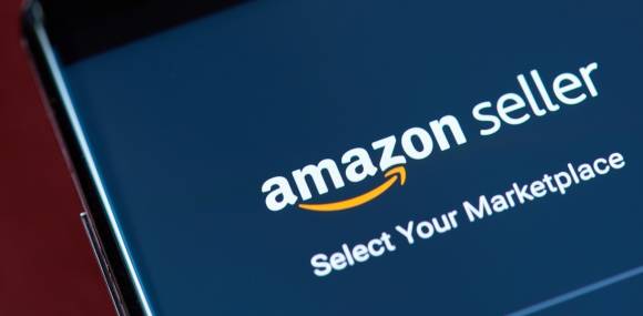 Amazon Seller App auf Smartphone Screen 