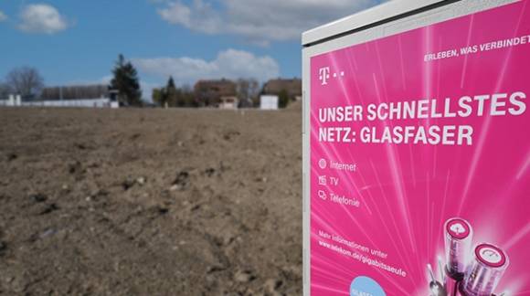 Der Glasfaserausbau bei der Deutschen Telekom schreitet voran 