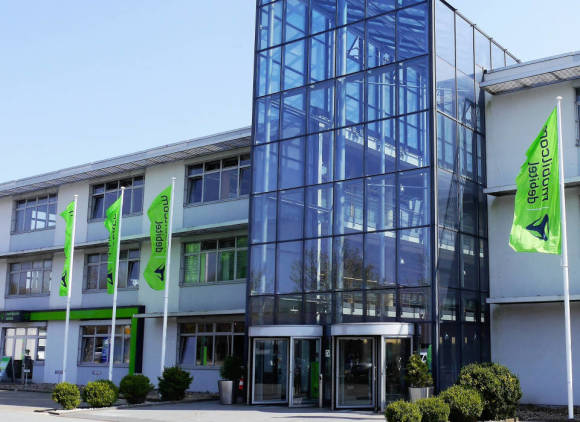 Der Freenet-Firmensitz in Büdelsdorf 