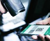 QR-Code wird gescannt