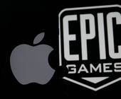 Logos von Apple und Epic Games