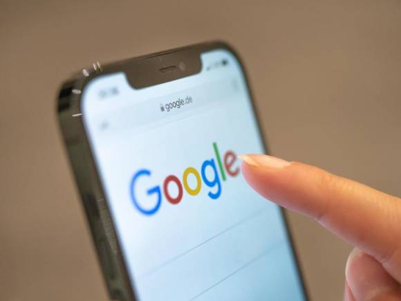 Google auf Smartphone 