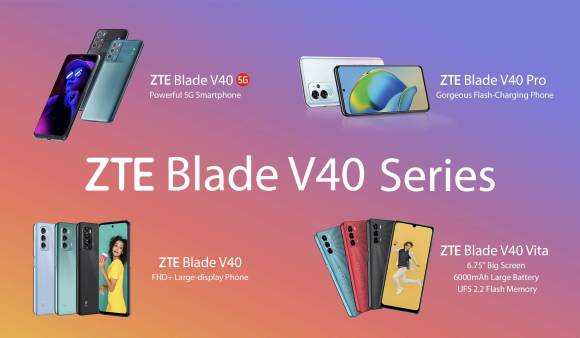 Die ZTE Blade V40-Serie 