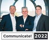 Die Spitze von Eno Telecom: Peter Horstmann, Gernot Teufel, Hendrik Horstmann