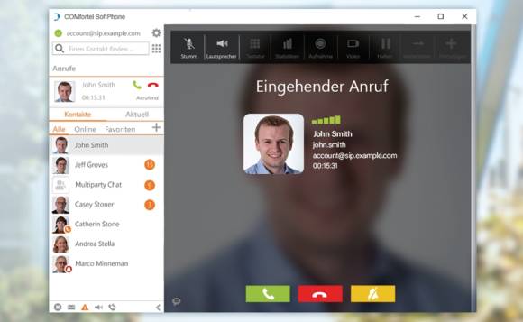 COMfortel SoftPhone von Auerswald 