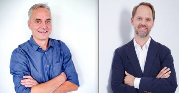 Lutz Harder (li.) und Daniel Frei sind die neuen Geschäftsführer von Freenet.de 