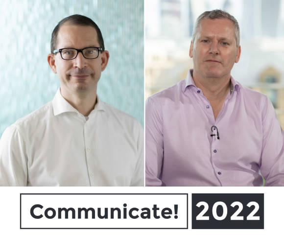 Thomas Gartner, (Senior Director Sales DACH) und Gerald Byrne (VP Partner & Alliance EMEA) von GoTo freuen sich auf die Communicate! 