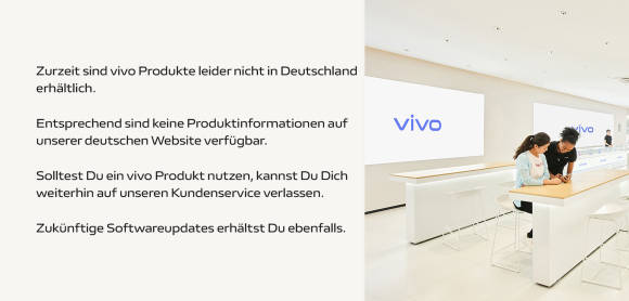 Die Vivo-Website 