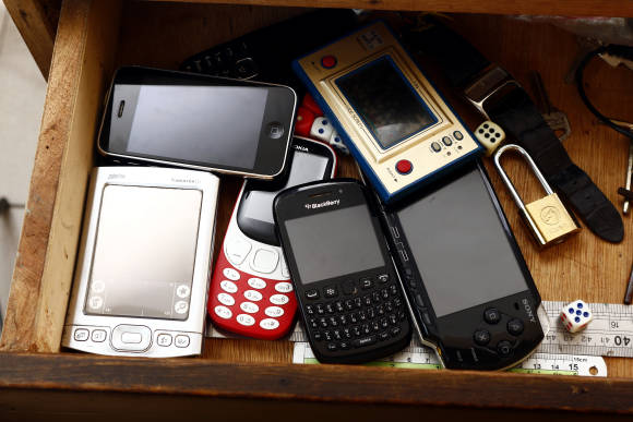 Alte Smartphones 