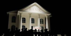 Bank geschlossen 