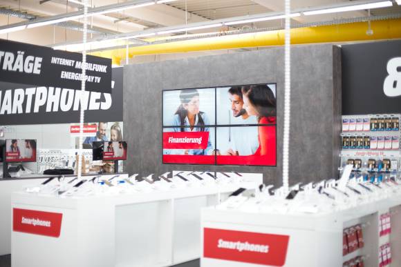 Smartphones im MediaMarkt 