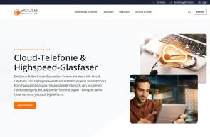 Die neue Website von Ecotel