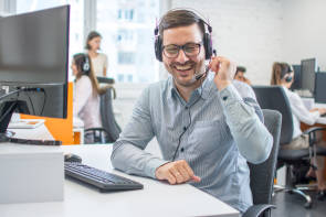 Mitarbeiter im Office 