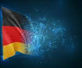 Digitale Deutschlandfahne