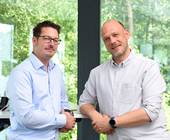 Die Braintower-Geschäftsführer Nicholas Wagner (li.) und Florian Wiethoff