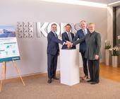 Michael Kretschmer eröffnet Solarpark bei Komsa