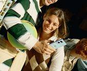 Menschen mit Smartphone