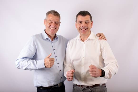 Dominik Brokelmann und Stefan Vitzithum  